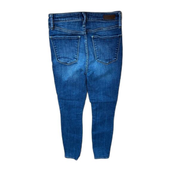 Women's Abercrombie & Fitch Distressed Jeans size 25/0 Medium Wash Blue B149 - Picture 2 of 7